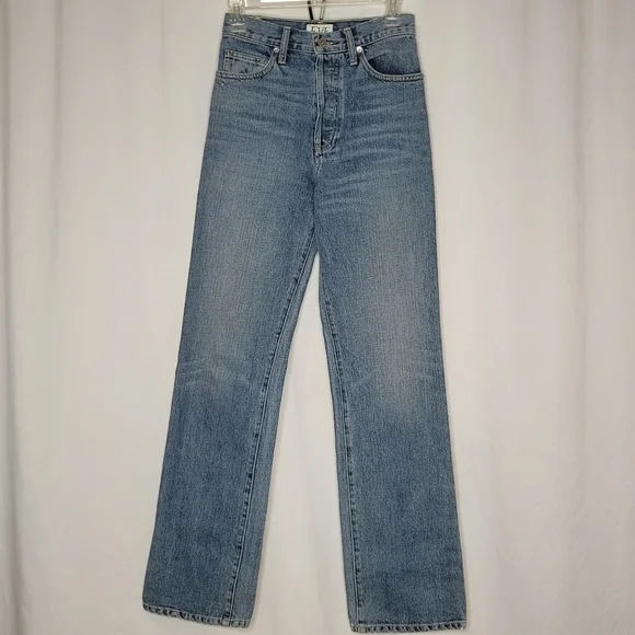 Eve Denim The Juliette High Rise Straight Leg Jeans - Size 25 - Picture 3 of 15